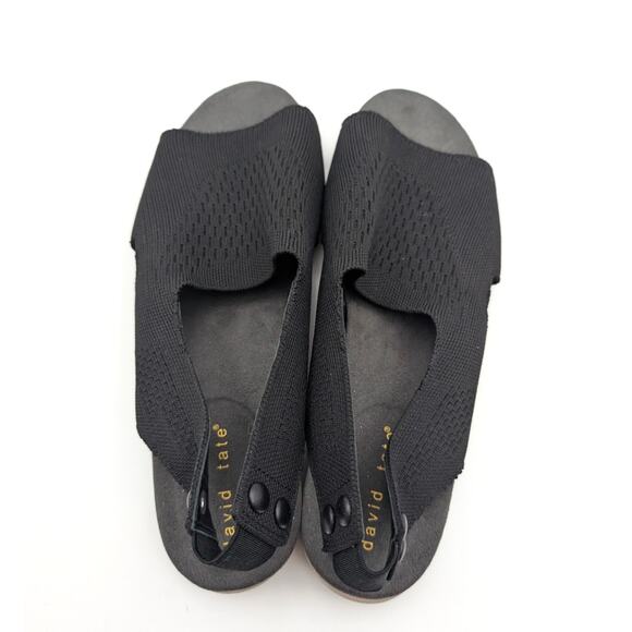 David Tate Mission Slingback Sandal Open Toe Women's Black Size US10.5M EU41 - Picture 5 of 11
